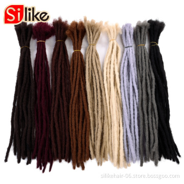 Wholesale 20inch Brown 10Strands/Pack Brazilian Afro Kinky Curly Crochet locks Dreadlocks Braiding Synthetic Hair Extensions